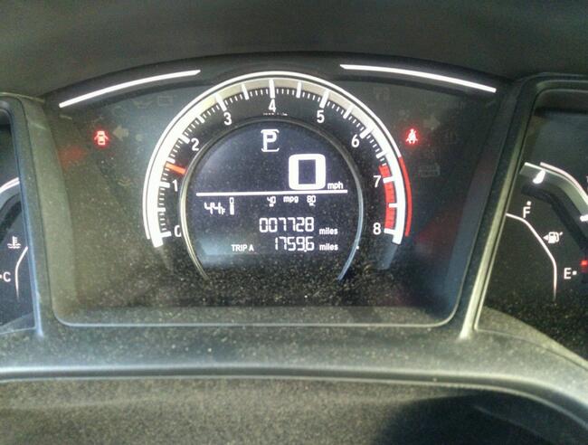 Honda Civic 2018, 2.0L, porysowany lakier