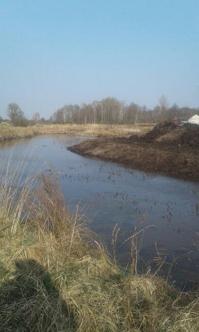 Kopanie stawów niwelacja terenu Białobrzegi