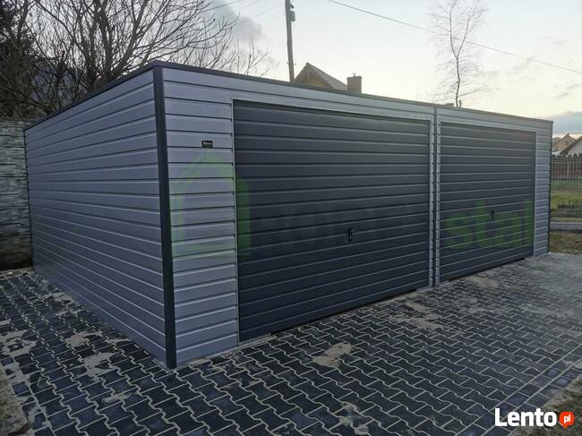 Garaż drewnopodobny, blaszany, akrylowy - PRODUKCJA