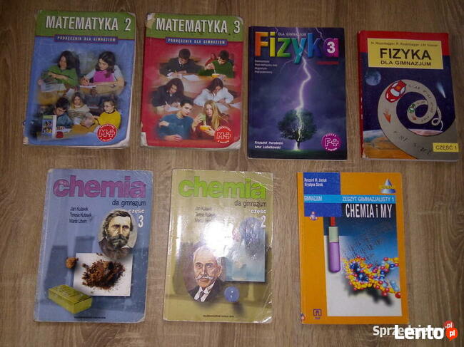 Stare Książki Podręczniki do Gimnazjum Liceum Cena za Całość