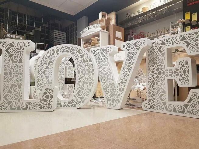 Napis Miłość, napis Love