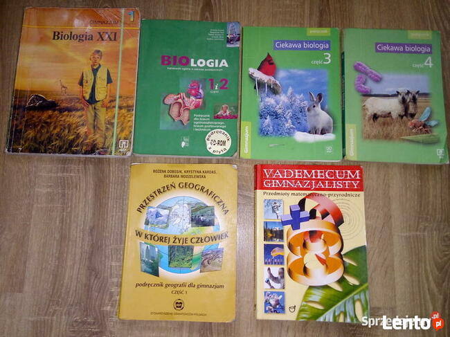 Stare Książki Podręczniki do Gimnazjum Liceum Cena za Całość