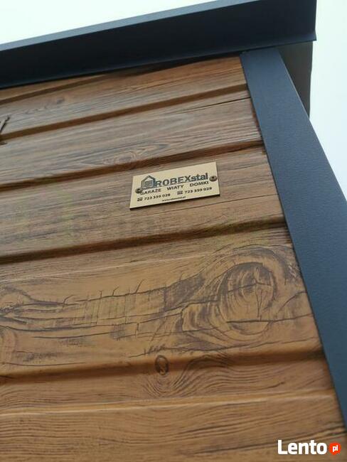 Garaż drewnopodobny, blaszany, akrylowy - PRODUKCJA