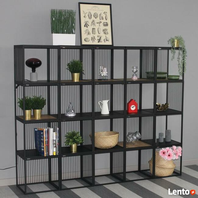 Półka, regał, stolik, pufa w stylu loftowym