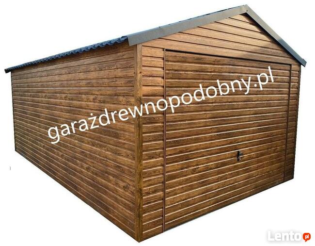Garaż 3x5 złoty dąb jasny