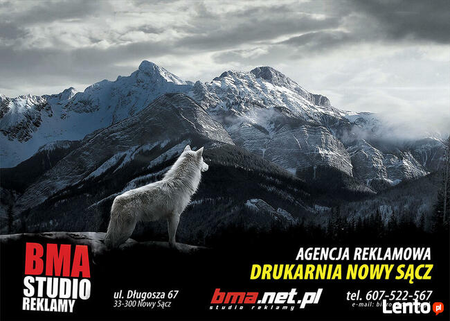 Drukarnia Nowy Sącz, Wizytówki, Ulotki, Banery, Naklejki