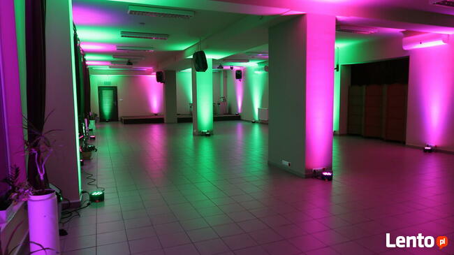 Dekoracja Sali Weselnej Światłem Ozdabianie Sali Lampy LED