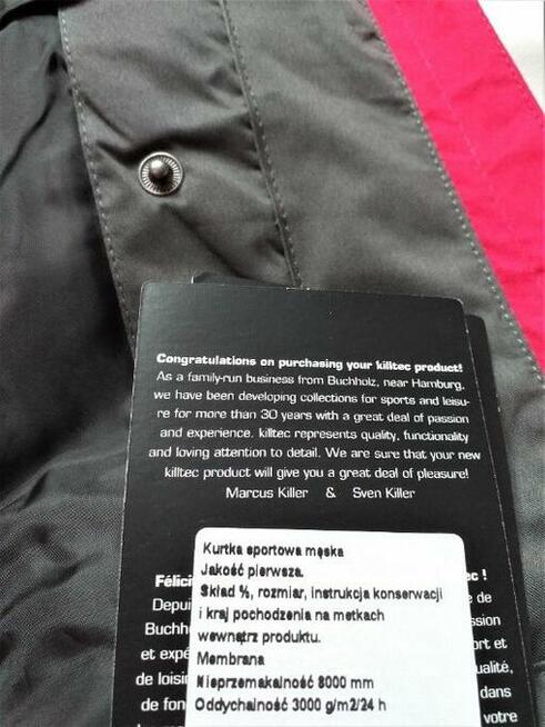 Killtec Kurtka narciarska DERICO męska 439 zamiast 670 zł