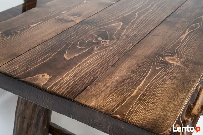 Meble ogrodowe drewniane biesiadne góralskie do altany