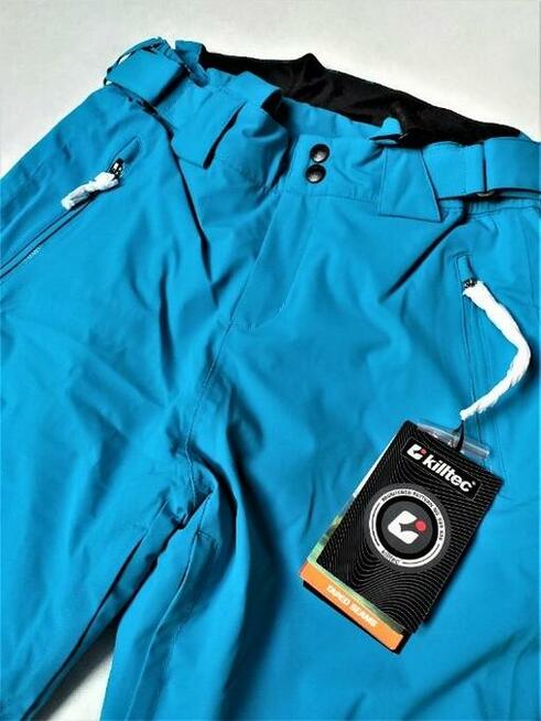 KILLTEC spodnie narciarskie RHALIA białe niebieskie za 550