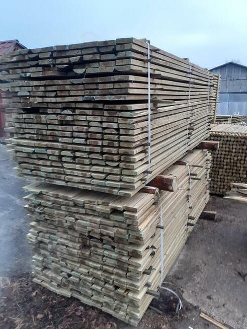 Deska sosnowa tarcica 25mm szalówka Impregnowana Ciśnieniowo