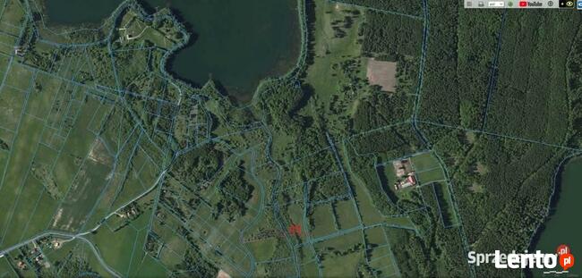 Działka nad jeziorem Grom