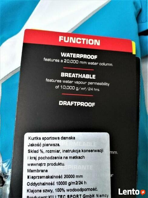 Kurtka narciarska KILLTEC LIN za 879 zamiast 999 zł