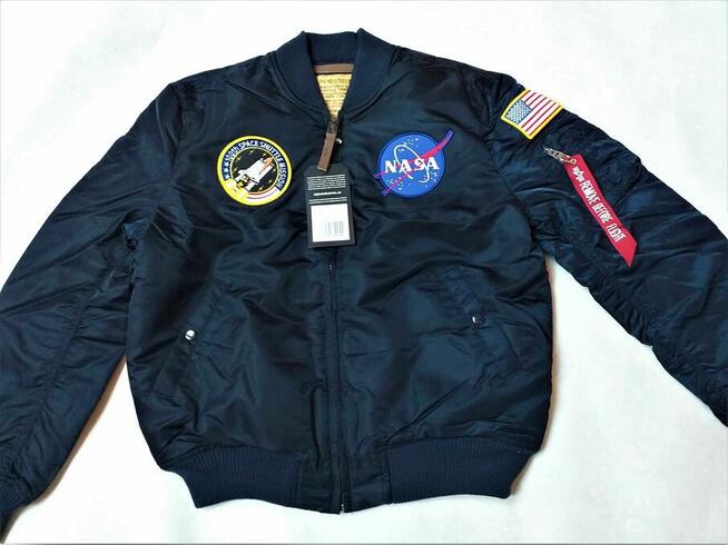 Alpha Industries bomberka MA-1 VF NASA 166107 granatowa