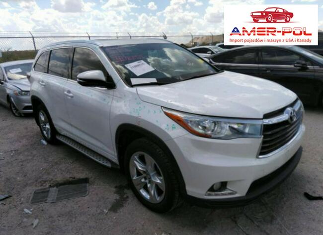 Toyota Highlander 2016, 3.5L, LIMITED, po gradobiciu