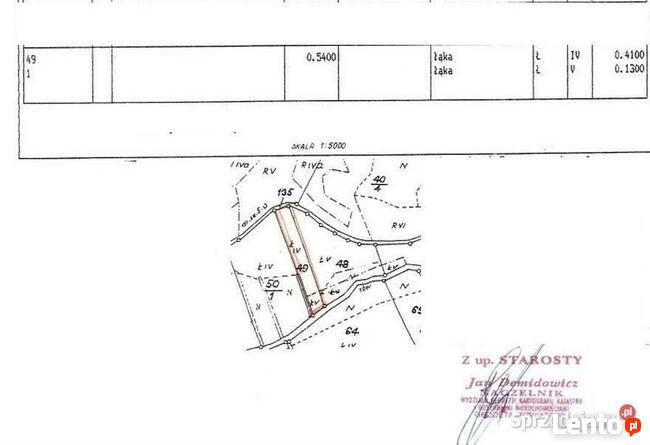 Działka nad jeziorem Grom