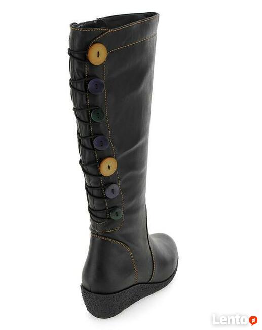 37 Joe Browns kozaki czarne 23 cm defekt