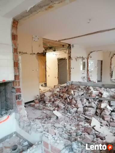 Wyburzenia rozbiórki kucie betonu posadzki burzenie scian