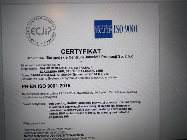 opracowanie księgi HACCP do celów sanitarnych