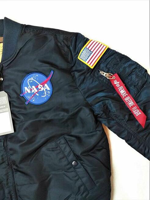 Alpha Industries bomberka MA-1 VF NASA 166107 granatowa