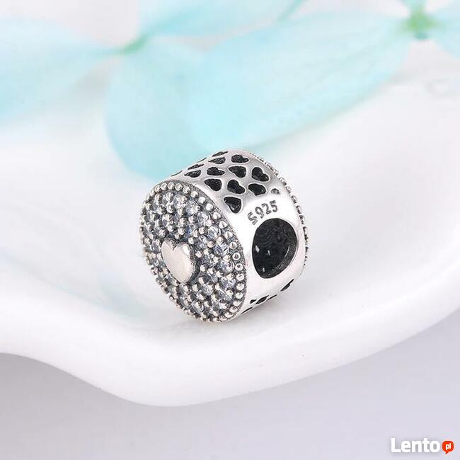 Pandora Charm zawieszka serce puzzle miłość love