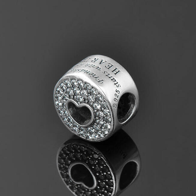 Pandora Charm zawieszka serce puzzle miłość love