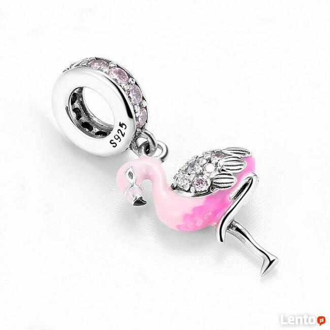 Pandora Charm koralik zawieszka motyl pave