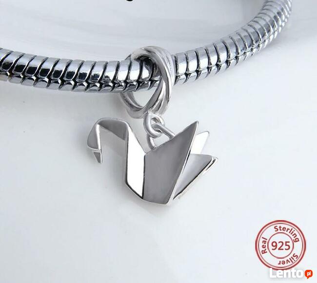 Pandora Charm koralik zawieszka motyl pave