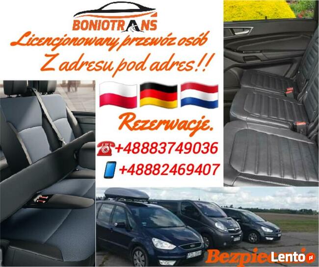 Przewóz osób do Niemiec Holandii