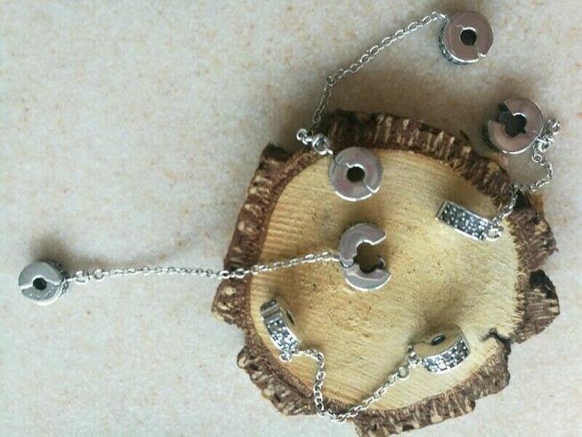 Pandora Charm zawieszka serce puzzle miłość love