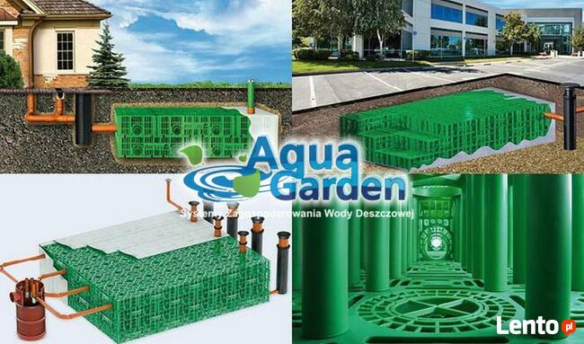 Woda deszczowa, studnia chłonna, drenaż, AquaGarden Warszawa