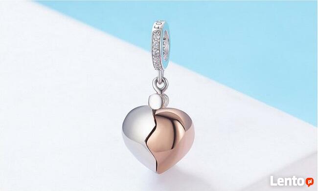 Pandora Charm zawieszka serce puzzle miłość love
