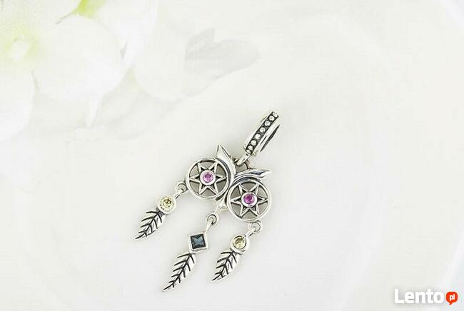 Pandora Charm koralik zawieszka motyl pave