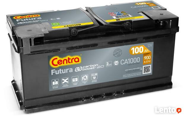 Akumulator Centra FUTURA 100Ah 900A Darmowa dostawa