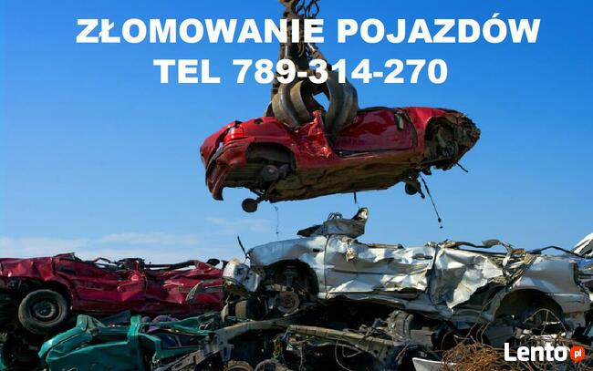 ZŁOMOWANIE AUTOKASACJA Tel 789-314-270.