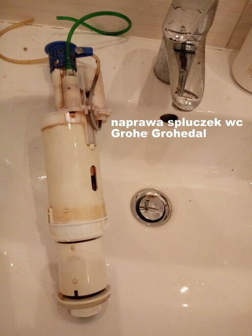 naprawa wc Warszawa toalety spłuczki GF, Schwab, Grohe, inne