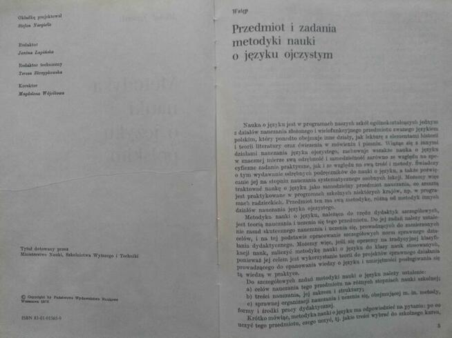 Metodyka nauki o języku polskim - Michał Jaworski