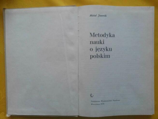 Metodyka nauki o języku polskim - Michał Jaworski