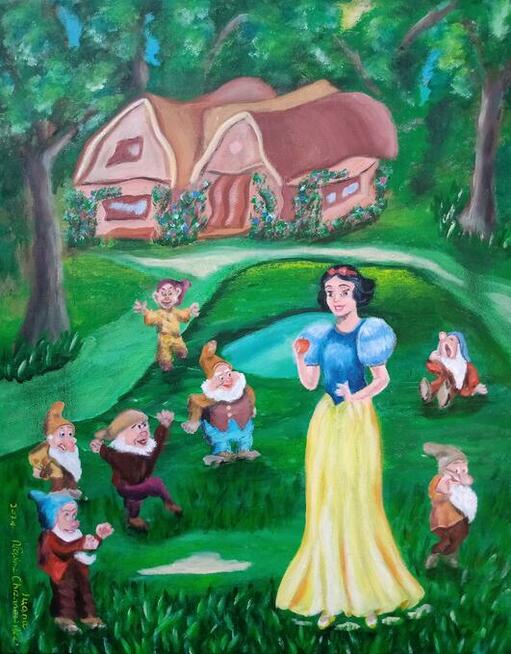 Obrazy ręcznie malowane akrylem, portrety zwierząt domowych