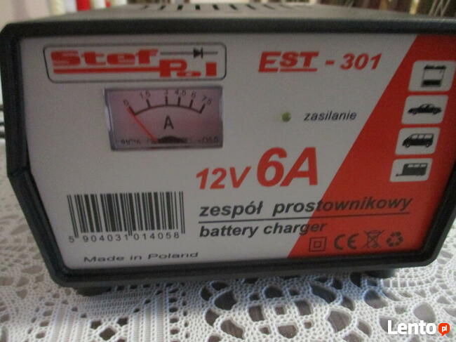 Nowy prostownik o mocy zasilania 12V /6A .