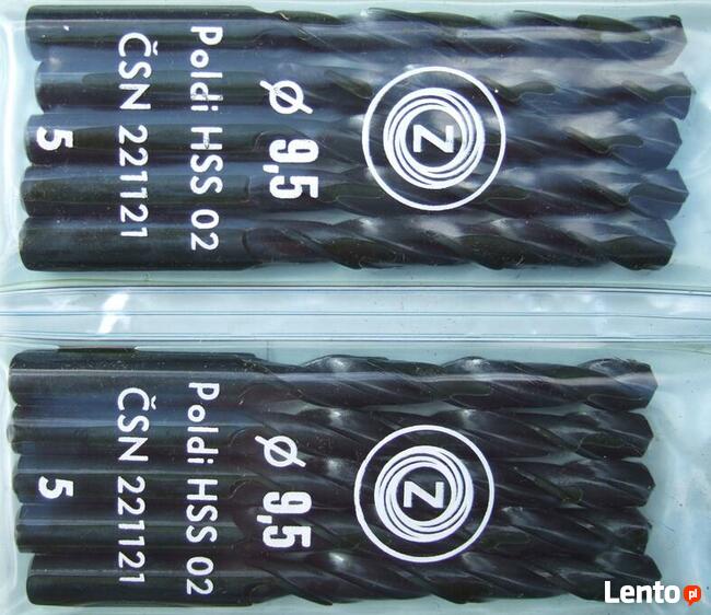 WIERTŁO DO METALU NWKa 9,5 NWKa POLDI HSS Walcowane ĆSN Czec