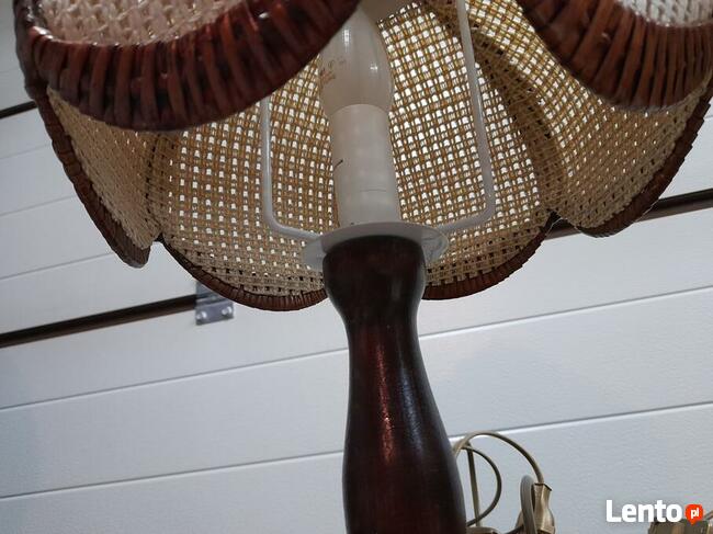 Lampki ratanowe na stoliki nocne 2 szt.bardzo ładne