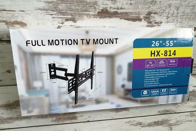 Nowe Regulowane uchwyty do telewizorów tv 26 - 55