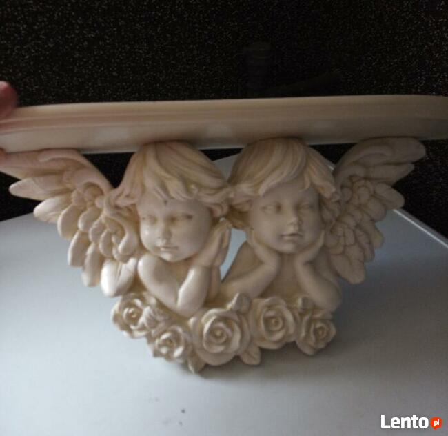 Półka z Aniołkami Drewniana półeczka duza