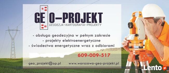 TANI GEODETA Warszawa 609-009-517