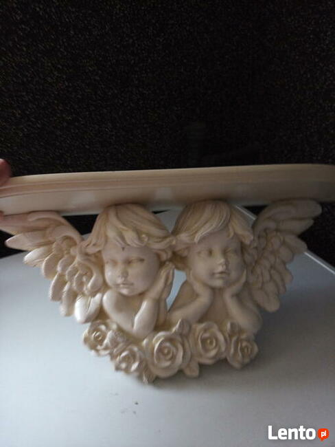Półka z Aniołkami Drewniana półeczka duza