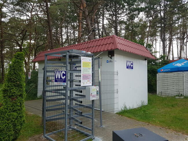 Zysk x 4, bramki dostępu do wc , wrzutniki, płatny prysznic,