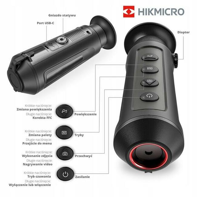 Celownik termowizyjny Lynx Pro LE15 Hikmicro polowanie