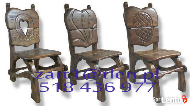 drewniane meble ARTstyle, do ogrodu, kawiarni, biesiadne,