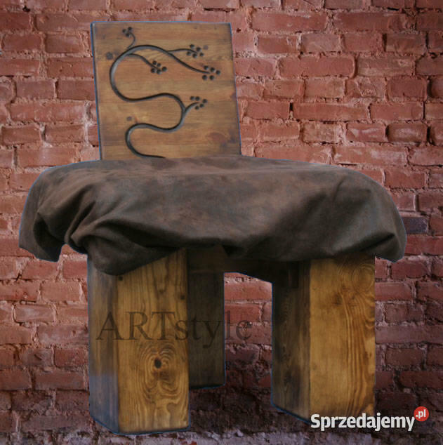 Krzesła tapicerowane ARTstyle, masywne i wygodne